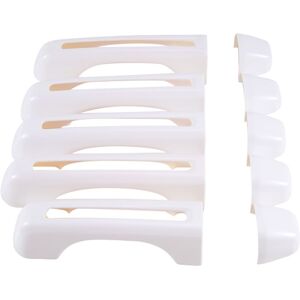 Tlily - For Jeep Wrangler jl 2018-2023 4-Doors Tailgate Door Grab Handle Decorative Cover Trim Car Accessories abs White Tlily - For Jeep Wrangler jl 2018-2023 4-Doors Tailgate Door Grab Handle Decorative Cover Trim Car Accessories abs White