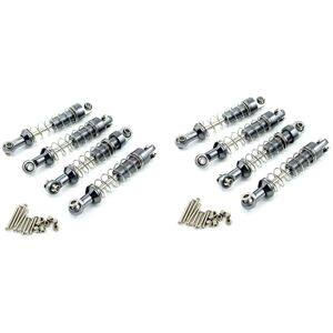 TLILY For mn D90 MN-90 MN99S C14 C24 C34 8Pcs Series Metal Shock Absorber Upgrade Parts, 4 TLILY For mn D90 MN-90 MN99S C14 C24 C34 8Pcs Series Metal Shock Absorber Upgrade Parts, 4