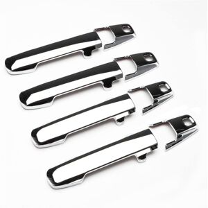 Tlily - For Suzuki Spacia Custom MK53S 2023 2024 Car Door Handle Cover Trim Exterior Accessories - abs Silver Tlily - For Suzuki Spacia Custom MK53S 2023 2024 Car Door Handle Cover Trim Exterior Accessories - abs Silver