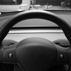 Tlily - For Tesla Model-Y Shift Paddle Protector Suede Leather Fur Shifter Cover Shell Interior Modification Carbon Black Tlily - For Tesla Model-Y Shift Paddle Protector Suede Leather Fur Shifter Cover Shell Interior Modification Carbon Black