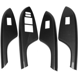 TLILY For Toyota Corolla 2007-2013 Door Window Lift Panel Carbon Fiber Door Window Switch Cover Trim RHD TLILY For Toyota Corolla 2007-2013 Door Window Lift Panel Carbon Fiber Door Window Switch Cover Trim RHD