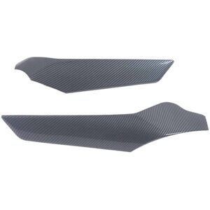 Tlily - For Toyota Harrier Venza 2020-2022 Carbon fiber Car Center Control Panel Side Strips Cover Trim decoration Accessories Tlily - For Toyota Harrier Venza 2020-2022 Carbon fiber Car Center Control Panel Side Strips Cover Trim decoration Accessories