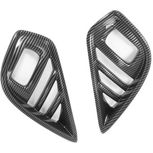 Tlily - For Toyota Highlander 2020 2021 Car abs Carbon Fiber Front Fog Light Lamp Cover Trim Foglight Bezel Decoration Frame Tlily - For Toyota Highlander 2020 2021 Car abs Carbon Fiber Front Fog Light Lamp Cover Trim Foglight Bezel Decoration Frame