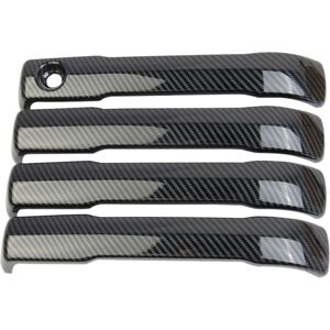 Tlily - For Toyota-Tundra 2022 Car Carbon fiber abs Outside Door Handle Frame Decoration Cover Trim Stickers Tlily - For Toyota-Tundra 2022 Car Carbon fiber abs Outside Door Handle Frame Decoration Cover Trim Stickers