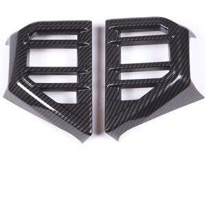 Tlily - For Toyota Tundra/Sequoia 2022 2023 Carbon Fiber abs Car Interior Dashboard Air Vent Outlet Cover Car Styling OC12359 Tlily - For Toyota Tundra/Sequoia 2022 2023 Carbon Fiber abs Car Interior Dashboard Air Vent Outlet Cover Car Styling OC12359