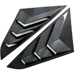 Tlily - For Toyota Yaris Ativ/Vios 2023 2024 Car Window Louver Triangle Blinds Spoiler Cover Trim Accessories abs Carbon Fiber Tlily - For Toyota Yaris Ativ/Vios 2023 2024 Car Window Louver Triangle Blinds Spoiler Cover Trim Accessories abs Carbon Fiber