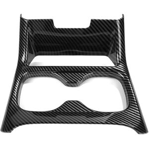 TLILY For -V 2023 2024 Center Console Cup Holder Panel Cover Trim Interior Accessories - ABS Carbon Fiber TLILY For -V 2023 2024 Center Console Cup Holder Panel Cover Trim Interior Accessories - ABS Carbon Fiber
