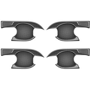 Tlily - For Vinfast E34 VF-E34 2021-2023 Car Door Handle Bowl Cover Trim Frame Door Handle Decorative Stickers Carbon Fiber Tlily - For Vinfast E34 VF-E34 2021-2023 Car Door Handle Bowl Cover Trim Frame Door Handle Decorative Stickers Carbon Fiber