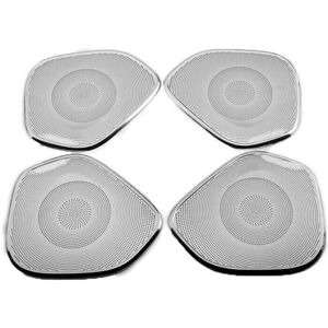 Tlily - For Volvo XC60 2018-2019 2020 Door Audio Speaker Frame Loudspeaker Cover Stainless Steel Decoration Sticker Trim 4pcs Tlily - For Volvo XC60 2018-2019 2020 Door Audio Speaker Frame Loudspeaker Cover Stainless Steel Decoration Sticker Trim 4pcs