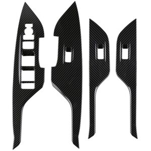 Tlily - For yaris 2023 Southeast Asia Version lhd Car Window Glass Lift Switch Panel Cover Trim Frame Stickers Tlily - For yaris 2023 Southeast Asia Version lhd Car Window Glass Lift Switch Panel Cover Trim Frame Stickers