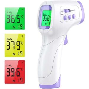 Mumu - Forehead Thermometer for Adults, Infrared Thermometer with Fever Alarm, 2-in-1 Non-Contact Forehead Thermometer with Memory Function, lcd Mumu - Forehead Thermometer for Adults, Infrared Thermometer with Fever Alarm, 2-in-1 Non-Contact Forehead Thermometer with Memory Function, lcd