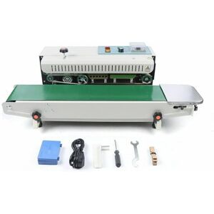 CNCEST FR-900 Sealing Machine Automatic Horizontal Continuous Plastic Bag Band Sealer Machine 220V 500W Electric Packing Tool for Packaging and Sealing CNCEST FR-900 Sealing Machine Automatic Horizontal Continuous Plastic Bag Band Sealer Machine 220V 500W Electric Packing Tool for Packaging and Sealing