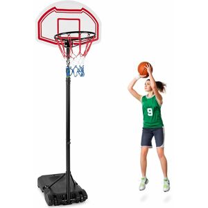Costway - Freestanding Basketball Backborad Hoop Net Set Adjust Basketball Goal System Costway - Freestanding Basketball Backborad Hoop Net Set Adjust Basketball Goal System