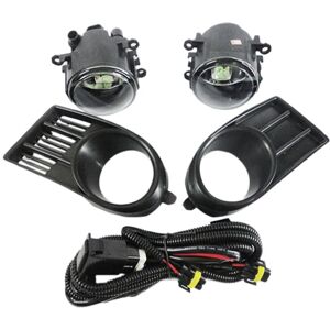 Tlily - Front Bumper Fog Lights Fog Lamp Cover with Bulb H11 Switch Wire Bezel for Suzuki Swift 2006 2007 2008 2009 2010 Tlily - Front Bumper Fog Lights Fog Lamp Cover with Bulb H11 Switch Wire Bezel for Suzuki Swift 2006 2007 2008 2009 2010