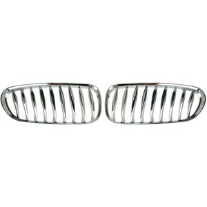 Tlily - Front Fence Grill Grille abs Chrome for- Z4 E85 E86 2003-2009 51117117757 51117117758 Tlily - Front Fence Grill Grille abs Chrome for- Z4 E85 E86 2003-2009 51117117757 51117117758