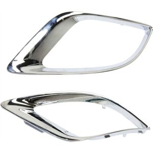 TLILY Front Fog Light Cover Fog Lamp Trim 5113744AB 5113745AB for 2014-2020 Dodge Durango Left & Right Chrome TLILY Front Fog Light Cover Fog Lamp Trim 5113744AB 5113745AB for 2014-2020 Dodge Durango Left & Right Chrome