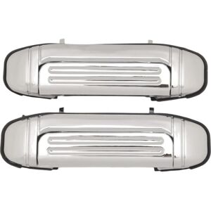 TLILY Front Pair Outside Door Handle Plating for Montero V46 V31 V32 V33 V43 V45 MR156876 MR156875 TLILY Front Pair Outside Door Handle Plating for Montero V46 V31 V32 V33 V43 V45 MR156876 MR156875