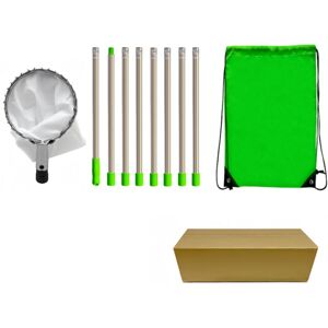 Groofoo - Fruit Picker Pole Tool with Bag Telescoping Adjustable Long Handle Stainless Steel for Apple Orange Tree 3.2meter 8 Section Groofoo - Fruit Picker Pole Tool with Bag Telescoping Adjustable Long Handle Stainless Steel for Apple Orange Tree 3.2meter 8 Section