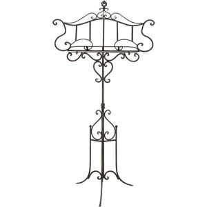Biscottini - Iron book stand Adjustable music stand Floor display Information Holder support Easel Restaurant menu holder Expositor 140x85x50 Biscottini - Iron book stand Adjustable music stand Floor display Information Holder support Easel Restaurant menu holder Expositor 140x85x50