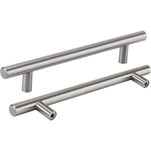 TONCHEAN Furniture Handle--5 Pack Kitchen Cabinet Handles - Hole Spacing - 128mm - Stainless Steel TONCHEAN Furniture Handle--5 Pack Kitchen Cabinet Handles - Hole Spacing - 128mm - Stainless Steel