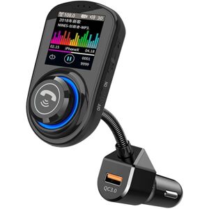 Tlily - G45 1.8 inch lcd Screen Bluetooth 5.0 Car MP3 Player QC3.0 Car Charger Wireless Handsfree fm Transmitter Radio adapter Tlily - G45 1.8 inch lcd Screen Bluetooth 5.0 Car MP3 Player QC3.0 Car Charger Wireless Handsfree fm Transmitter Radio adapter