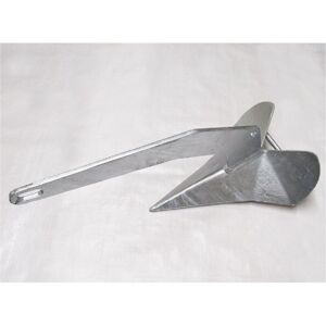 Securefix Direct - Galvanised Fixed Plough Anchor 20KG (Yacht Boat hdg Non-Hinged Sea) Securefix Direct - Galvanised Fixed Plough Anchor 20KG (Yacht Boat hdg Non-Hinged Sea)