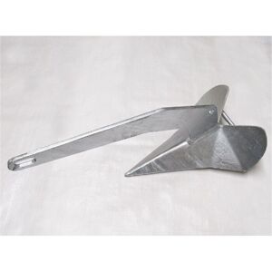 Securefix Direct - Galvanised Fixed Plough Anchor 8KG (Yacht Boat hdg Non-Hinged Sea) Securefix Direct - Galvanised Fixed Plough Anchor 8KG (Yacht Boat hdg Non-Hinged Sea)