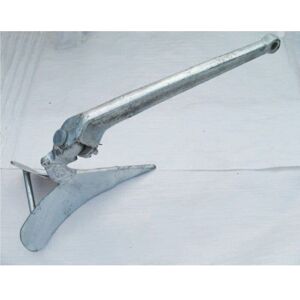Securefix Direct - Galvanised Hinged Plough Anchor 24KG (Plow Delta Style Yacht Boat Marine) Securefix Direct - Galvanised Hinged Plough Anchor 24KG (Plow Delta Style Yacht Boat Marine)