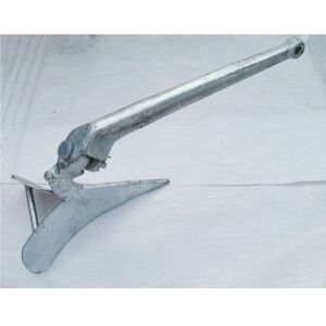 Securefix Direct - Galvanised Hinged Plough Anchor 9KG (Plow Delta Style Yacht Boat Marine) Securefix Direct - Galvanised Hinged Plough Anchor 9KG (Plow Delta Style Yacht Boat Marine)