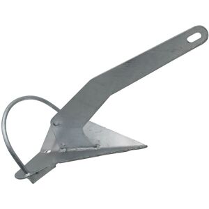 Securefix Direct - Galvanised Self Righting Plough Anchor 6KG (Fixed Roll Bar Marine Fishing Boat) Securefix Direct - Galvanised Self Righting Plough Anchor 6KG (Fixed Roll Bar Marine Fishing Boat)