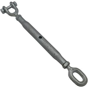 Securefix Direct - Galvanised Straining Rigging Screw Eye Jaw 16MM (5/8') (Closed Body Turnbuckle Wire Rope Tensioner) Securefix Direct - Galvanised Straining Rigging Screw Eye Jaw 16MM (5/8') (Closed Body Turnbuckle Wire Rope Tensioner)
