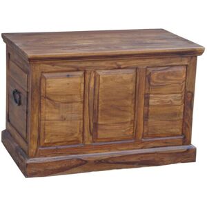 Ganga Panel Box Small - Sheesham Wood - L50 x W90 x H60 cm - Honey Dark Finish Ganga Panel Box Small - Sheesham Wood - L50 x W90 x H60 cm - Honey Dark Finish