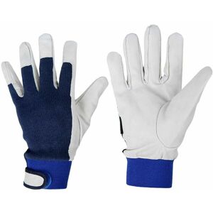 TRIMEC Gants de soudure en cuir de chèvre pour le jardinage, le soudage et le travail du bois - Résistants à la chaleur - Excellente idée cadeau 24 cm TRIMEC Gants de soudure en cuir de chèvre pour le jardinage, le soudage et le travail du bois - Résistants à la chaleur - Excellente idée cadeau 24 cm