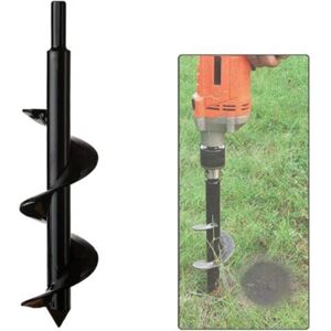 TOOLIVE Garden Auger, Stainless Steel Hexagonal Shank, Thermal Auger, Digging Holes Cultivating Deeply, Practical Planting Tool for Flower Planting Trees TOOLIVE Garden Auger, Stainless Steel Hexagonal Shank, Thermal Auger, Digging Holes Cultivating Deeply, Practical Planting Tool for Flower Planting Trees