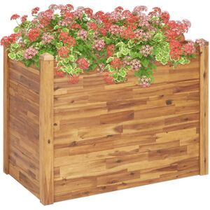 Garden Raised Bed 110x60x84 cm Solid Acacia Wood vidaXL Garden Raised Bed 110x60x84 cm Solid Acacia Wood vidaXL