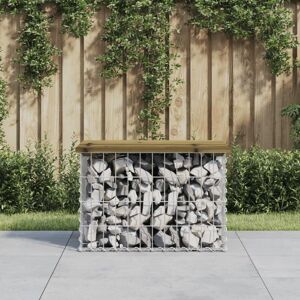 Vidaxl - Garden Bench Gabion Design 63x44x42 cm Impregnated Wood Pine Vidaxl - Garden Bench Gabion Design 63x44x42 cm Impregnated Wood Pine