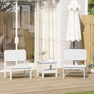 Vidaxl - Garden Chairs 2 pcs White 60x52.5x72 cm Solid Wood Pine Vidaxl - Garden Chairs 2 pcs White 60x52.5x72 cm Solid Wood Pine