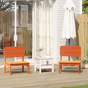 Vidaxl - Garden Chairs 2 pcs Wax Brown 60x52.5x72 cm Solid Wood Pine Vidaxl - Garden Chairs 2 pcs Wax Brown 60x52.5x72 cm Solid Wood Pine