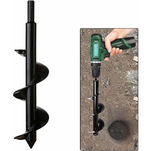 BRIDAY Garden Drill, Stainless Steel Hex Shank Thermal Auger, Deep Digging Holes, Practical Planting Tool for Planting Flowers, Trees, Shrubs (Diameter: BRIDAY Garden Drill, Stainless Steel Hex Shank Thermal Auger, Deep Digging Holes, Practical Planting Tool for Planting Flowers, Trees, Shrubs (Diameter: