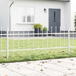 Vidaxl - Garden Fence White 11.9 x 0.6 m Powder-coated steel Vidaxl - Garden Fence White 11.9 x 0.6 m Powder-coated steel