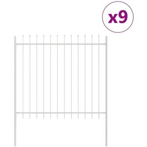 Vidaxl - Garden Fence White 15.3 x 1.5 m Powder-coated steel Vidaxl - Garden Fence White 15.3 x 1.5 m Powder-coated steel