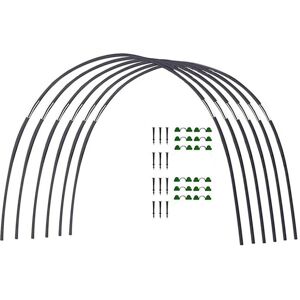 Tlily - Garden Greenhouse Hoop Set, Gardening Folding Fiber Pole Arch Planting Tunnel Bracket Tlily - Garden Greenhouse Hoop Set, Gardening Folding Fiber Pole Arch Planting Tunnel Bracket