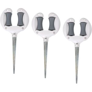 Tinor - Garden Hose Guide on Stake, 27cm x 12cm Rustproof Metal Stake with Top Roller Design, Pointed Water Hose Positioning Head, for Garden Tinor - Garden Hose Guide on Stake, 27cm x 12cm Rustproof Metal Stake with Top Roller Design, Pointed Water Hose Positioning Head, for Garden