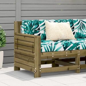 Garden Armrest Sofa 69x62x70.5 cm Impregnated Wood Pine Vidaxl Garden Armrest Sofa 69x62x70.5 cm Impregnated Wood Pine Vidaxl