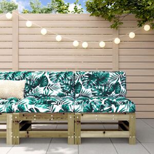 Vidaxl - Garden Middle Sofas 2 pcs Impregnated Wood Pine Vidaxl - Garden Middle Sofas 2 pcs Impregnated Wood Pine