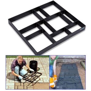 BEIJIYI Garden Path Mold, Paving Mold, Plastic Pavement Mold for Concrete, Brick, Stone, Tea DIY Mold, 45 x 40 x 4cm BEIJIYI Garden Path Mold, Paving Mold, Plastic Pavement Mold for Concrete, Brick, Stone, Tea DIY Mold, 45 x 40 x 4cm