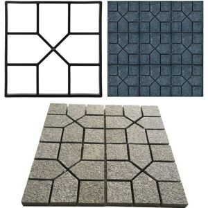 BEIJIYI Garden Paving Mold, Concrete Stepping Stone Mold (40 x 40 cm) BEIJIYI Garden Paving Mold, Concrete Stepping Stone Mold (40 x 40 cm)