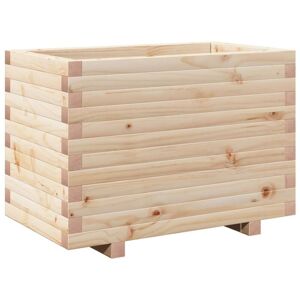 vidaXL Garden Planter Solid Wood Pine - Garden Planter 70x40x49.5 cm vidaXL Garden Planter Solid Wood Pine - Garden Planter 70x40x49.5 cm