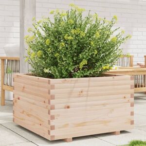 vidaXL Garden Planter 80x80x49.5 cm Solid Wood Pine - Garden Planter vidaXL Garden Planter 80x80x49.5 cm Solid Wood Pine - Garden Planter