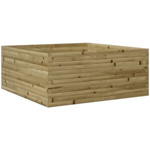 vidaXL Pine Garden Planter 110x110x46 cm - Garden Planter vidaXL Pine Garden Planter 110x110x46 cm - Garden Planter